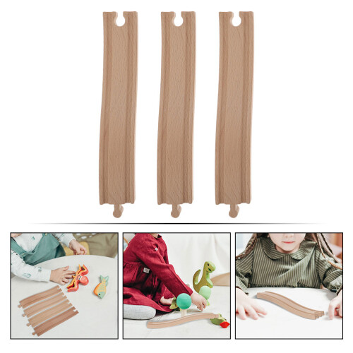 3 Unidades Madera, Giratorio, Accesorios Tren 2