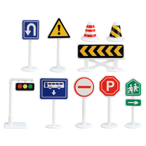 20 Pièces Panneaux Mini De Et Routiers 1