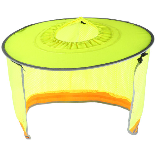 Sun Visor For Hard Hat Yellow Pe Nylon 1set