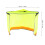 Sun Visor For Hard Hat Yellow Pe Nylon 1set 2