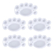 5Pcs Plastic Paint Tray For Kids Diy Art Project