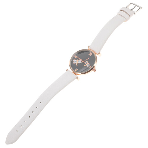 girls watch pu strap quartz cartoon pattern
