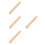 80 Pcs Thin Bamboo Rods For Kite Crafting Lightweight Support Sticks 6