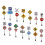 14Pcs Miniature Traffic Signs For Micro Landscape Sand Table Decor 10