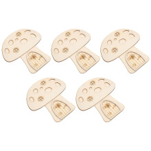 5 Pezzi Giocattoli Legno Forma Per Pittura Bambini