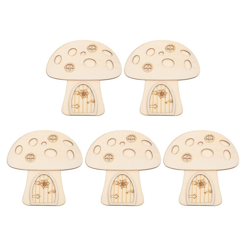 5 Pezzi Giocattoli Legno Forma Per Pittura Bambini 1