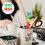 5Pcs Plastic Heart Shaped Stacking Pencils For Kids School Use 10