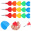 5Pcs Plastic Heart Shaped Stacking Pencils For Kids School Use 9