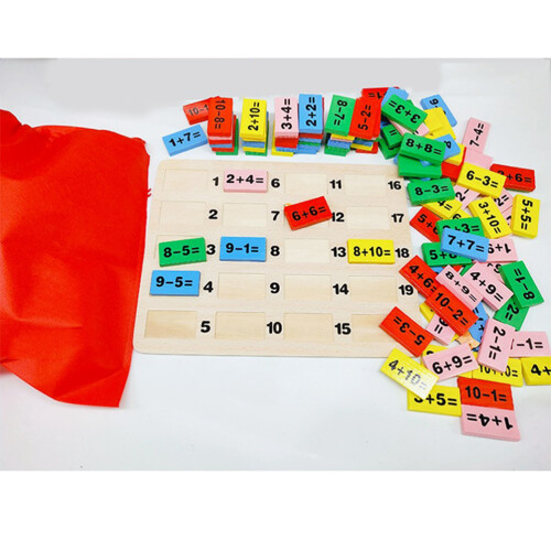 Set Domino Digitale Legno 110 Educativo 2
