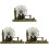 3 Pezzi Decorativo Con Torre E Big 7