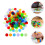 100 Contatori In Trasparente Colorati Per 4