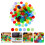 100 Contatori In Trasparente Colorati Per 3
