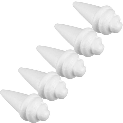 15 Pezzi In Schiuma Bianco Per Bambini E Feste 2