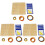3 Set Tavola In Legno Educativo 4