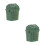 2 Mini Contenitore Rifiuti 1:64 Per Decorazione 6