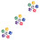 36 Pcs Replacement Foosball Balls For Mini Tabletop Soccer Game 5