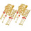 8Pz Bracciale Dorati Per Belly 3
