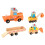 Set Bambini Veicolo In Legno Auto 6