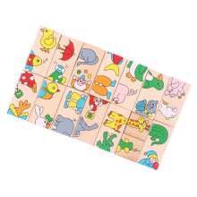 2 Set Per Bambini, Giocattoli In Legno Con Animali