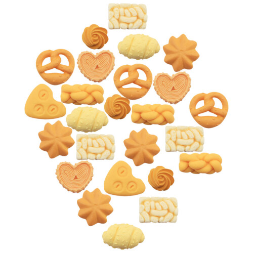 40 Pezzi Mini Biscotti Pane In Resina Per Decorare Cover 2