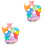 2 Set In Legno Impilabili A Forma Cartone 5