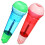 2Pcs Microphone Prop With Echo Effect For Stage Costume And Karaoke 10