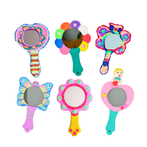 10 Pezzi Mini Specchi Fai Da Te Per Pittura Graffiti Bambini 2