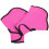 3Paia Rosa in Materiale Traspirante Con 3