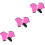 3Paia Rosa in Materiale Traspirante Con 7