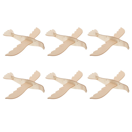 12Pz Legno Per Bambini Da Dipingere E Assemblare