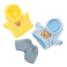 2 Set Mini In Peluche Per 20 Cm: E Pantaloni