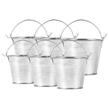 12 Secchielli In Metallo Miniatura Per Decorazione Casa Delle