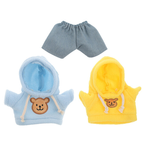 2 Set Mini In Peluche Per 20 Cm: E Pantaloni 2