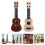 2 Imitazione Chitarra Ukulele Musicale Per Bambini 5