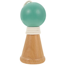 5Pz Kendama Educativo in Legno Verde Per Bambini E