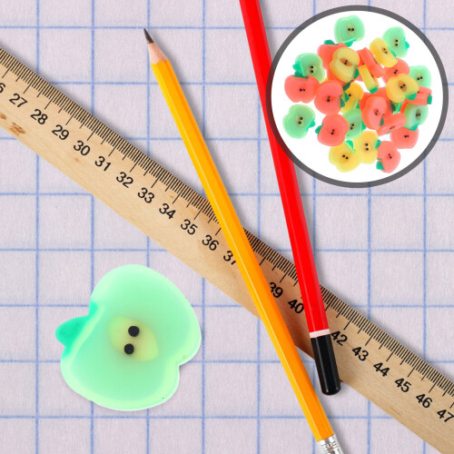 32Pz Mini Gomma Per Bambini Frutta in Gomma Per 2