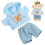 4 Set Per Peluche Cappuccio E Jeans 20 cm 1