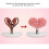 2 Set Cuori Cristallo Della Da Te Per 10