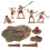 Set Miniatura Uomini Primitivi Decorativa 2