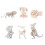 6 Set Puzzle In Legno Animali 3D Da Assemblare 8