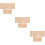 6 Set In Legno Non Finiti Con Alfabeto E 9