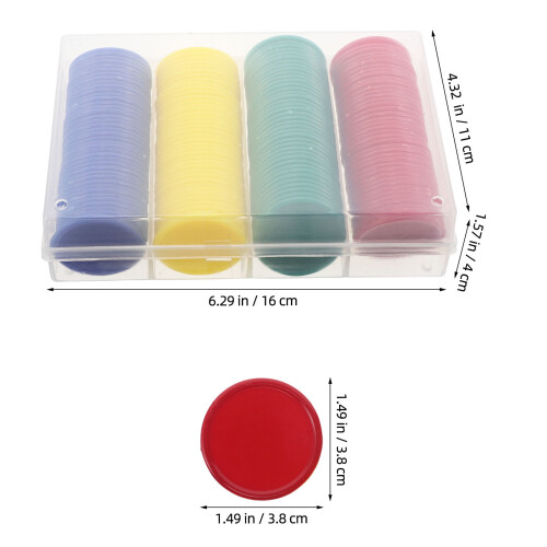 1Set Telchips: Transparante Plastic Voor Kinderen 2