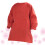 1 Grembiule A Maniche Lunghe Per Pittura Bambini (Rosso, L) 6