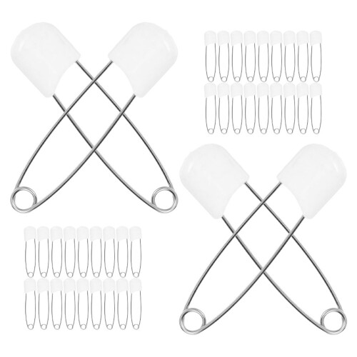 300Pz Sicure PP E Zinco Per Pannolini E Vestiti Bambini 2