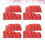 50 Stuks Plastic Soldaat Scenario Accessoire Kit Voor Kinderen 10