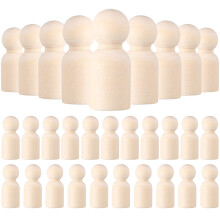 30 Pezzi Legno Non Finite Da Colorare Bambini