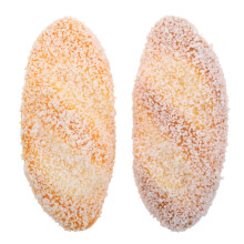 2Pcs Lifelike PU Bread Models Khaki Color Fake Bakery Decoration Props