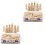 110 Pezzi Legno Grezze Da Colorare Per Bricolage 5