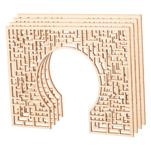 4 Schermo Decorativo Miniatura Sabbia Scenografia