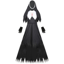Kostium Halloween Zakonnica Dorosłych Straszny Wieczór Jednoręczka
